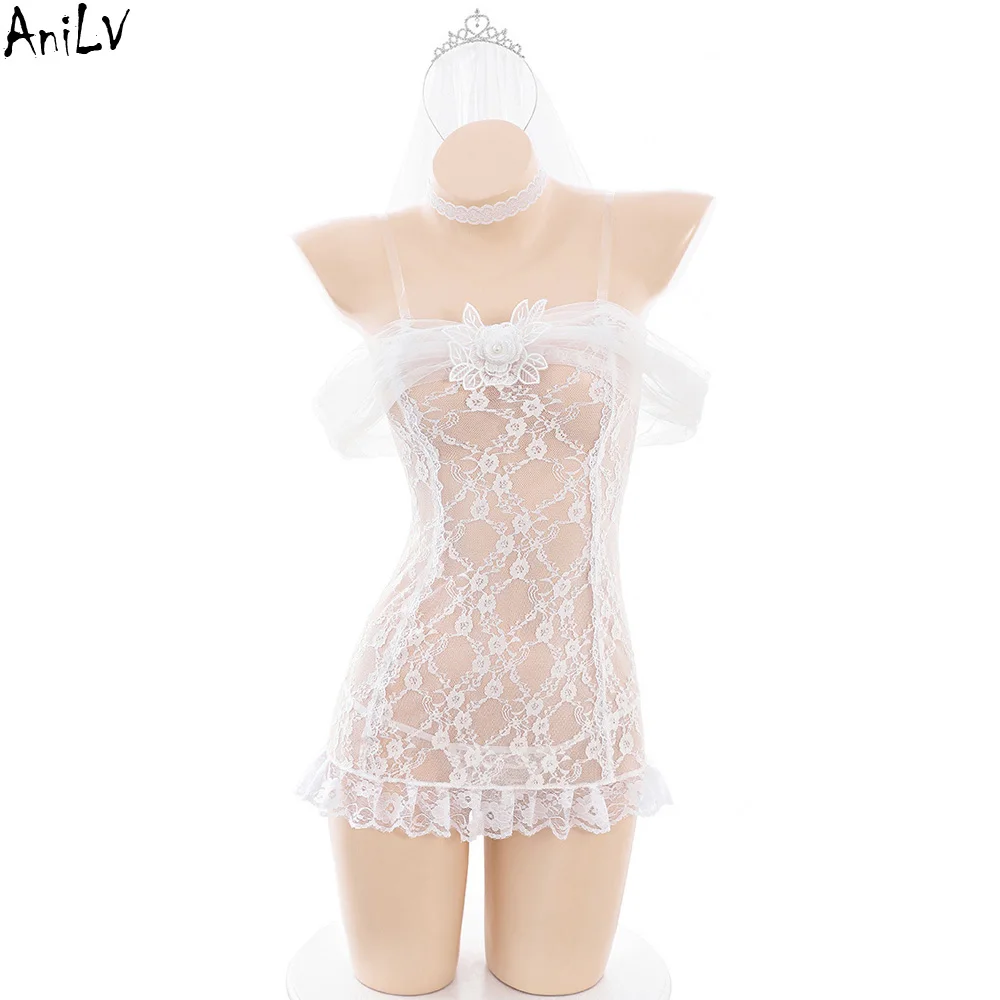AniLV свадебная ночь невесты кружевное платье вуаль сексуальное женское белье наряд пижамы эротические костюмы косплей
AniLV свадебная ночь невесты кружевное платье вуаль сексуальное женское белье наряд пижамы эротические костюмы косплей