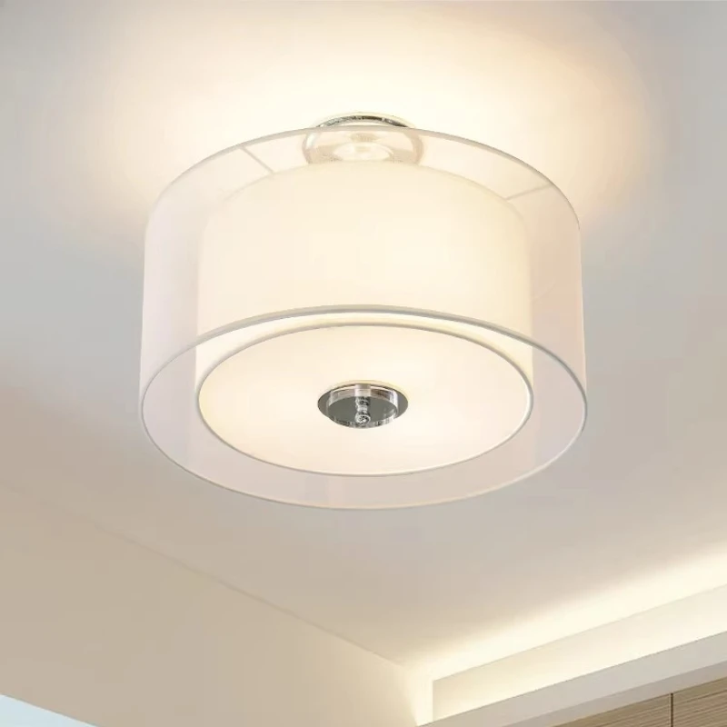 Modern Minimalism Round Fabric Ceiling Lights For Hallway Bedroom Kitchen Lamp Living Room Study Nordic Home Decor Light Fixture
Modern Minimalism Round Fabric Ceiling Lights For Hallway Bedroom Kitchen Lamp Living Room Study Nordic Home Decor Light Fixture