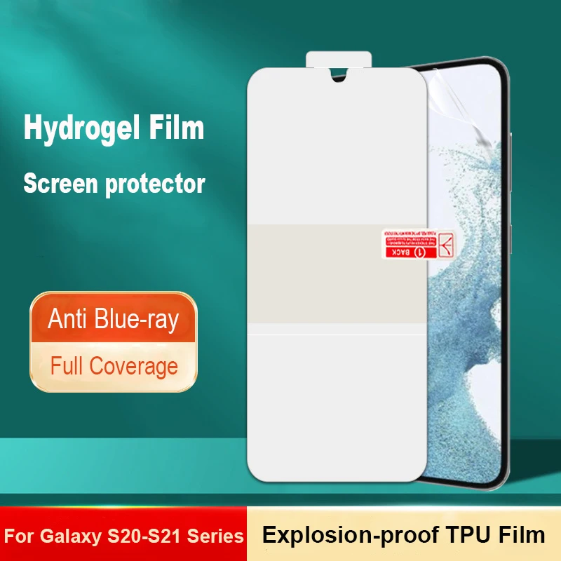 100pcs Anti Blue Light Hydrogel Film Screen Protector For Samsung Galaxy S21 S21Ultra S21Plus S21FE S20 S20Plus S20Ultra S20FE
100pcs Anti Blue Light Hydrogel Film Screen Protector For Samsung Galaxy S21 S21Ultra S21Plus S21FE S20 S20Plus S20Ultra S20FE