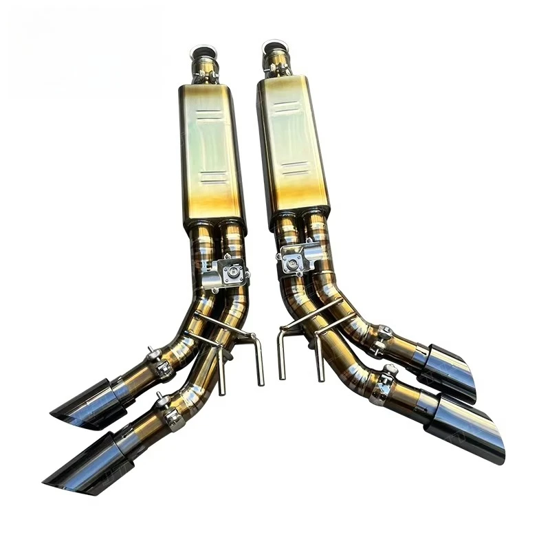 For 2024G63 ~MGW465 4.4L V8 Titanium Exhaust System with Valve Control & Titanium Tips
For 2024G63 ~MGW465 4.4L V8 Titanium Exhaust System with Valve Control & Titanium Tips