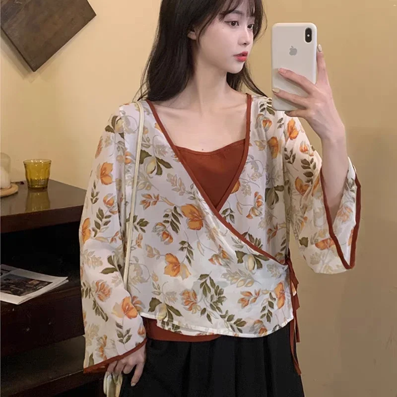 Chinese Style 2 Pieces Sets Women Summer Loose Irregular Chic Gentle Thin Literary Printed Sexy Breathable Sweet OOTD Indie Folk
Chinese Style 2 Pieces Sets Women Summer Loose Irregular Chic Gentle Thin Literary Printed Sexy Breathable Sweet OOTD Indie Folk