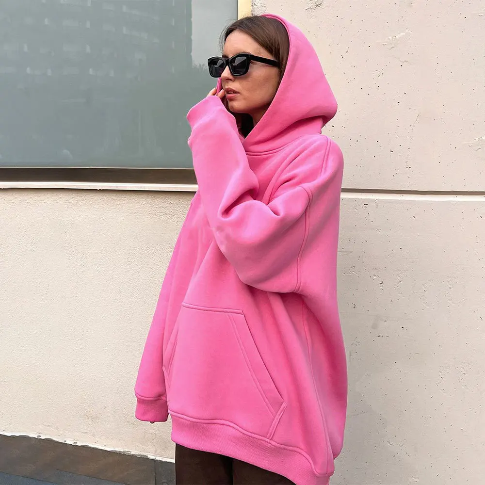Simple Basic Pockets Sweatshirts Women New Casual Loose Solid Long Sleeve Pullover Tops Vintage Sweet Oversized Hoodies Y2K Top
Simple Basic Pockets Sweatshirts Women New Casual Loose Solid Long Sleeve Pullover Tops Vintage Sweet Oversized Hoodies Y2K Top