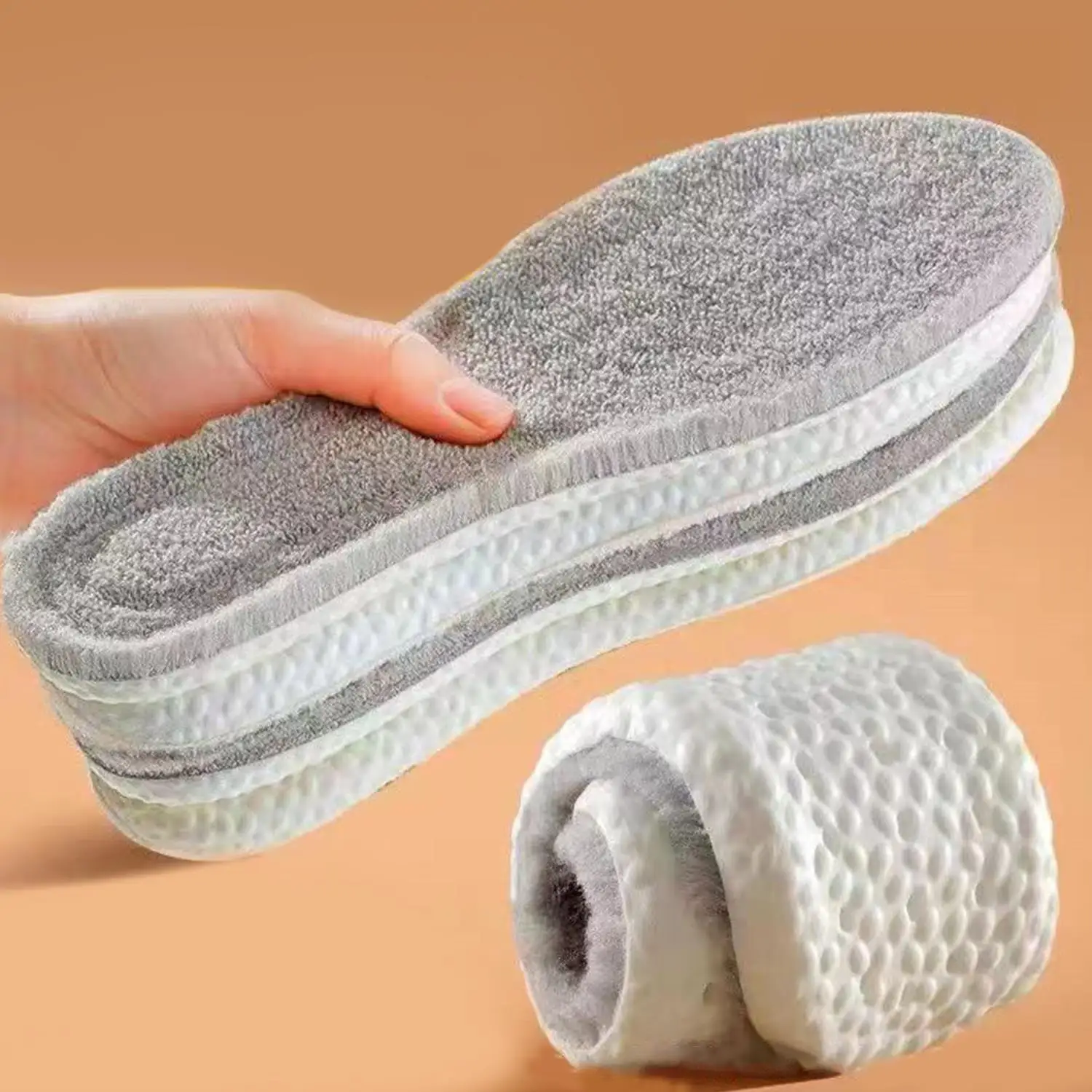 1 Pairs Memory Foam Shoe Pads Berber Fleece Self Heated Insoles For Men Women Winter Shoes Breathable Skin-friendly Shoe Pads
1 Pairs Memory Foam Shoe Pads Berber Fleece Self Heated Insoles For Men Women Winter Shoes Breathable Skin-friendly Shoe Pads
