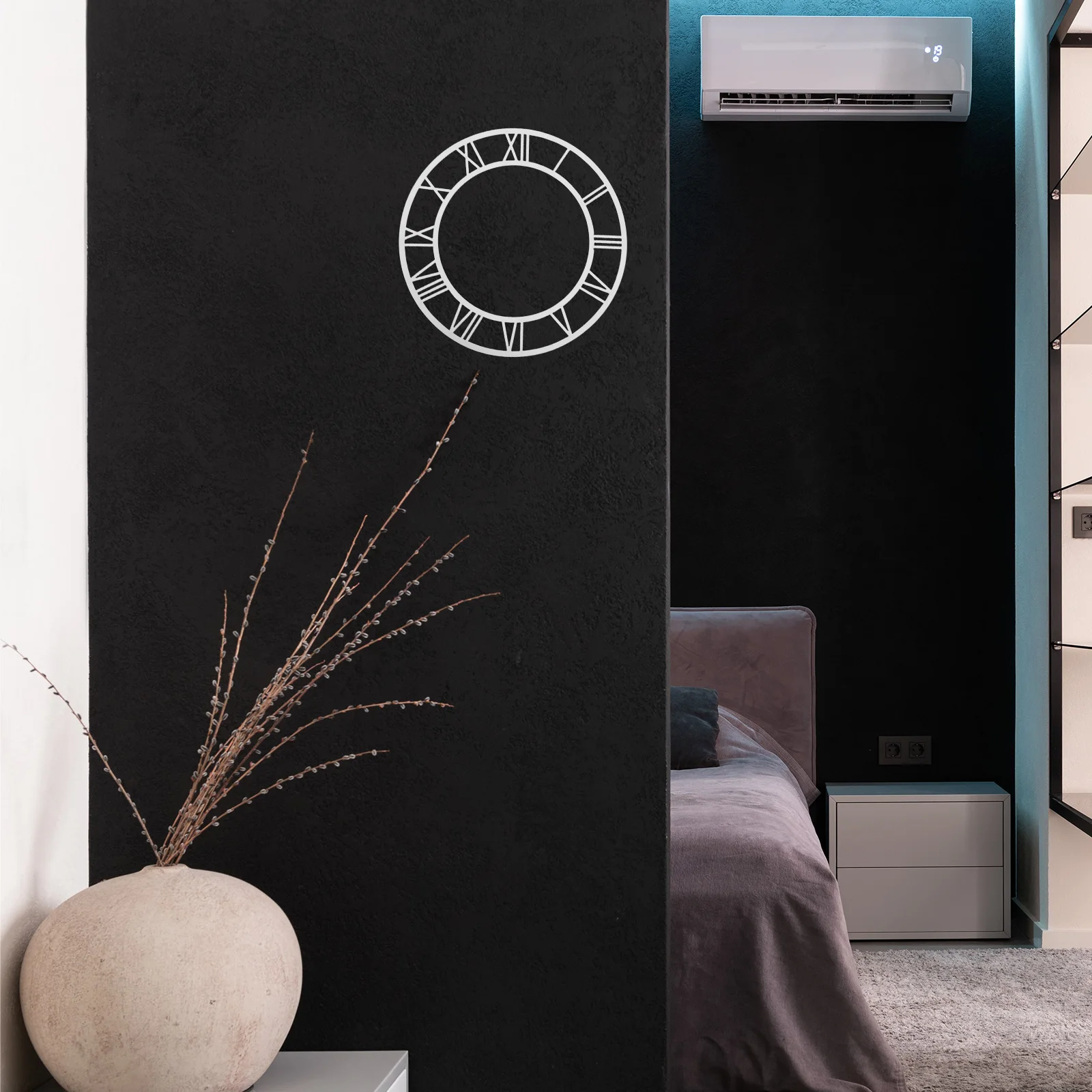 Round Acrylic Wall Clock Sticker Roman Numerals Living Room Hotel Entryway Quartz Clock Dial Replacement Clear Scale
Round Acrylic Wall Clock Sticker Roman Numerals Living Room Hotel Entryway Quartz Clock Dial Replacement Clear Scale