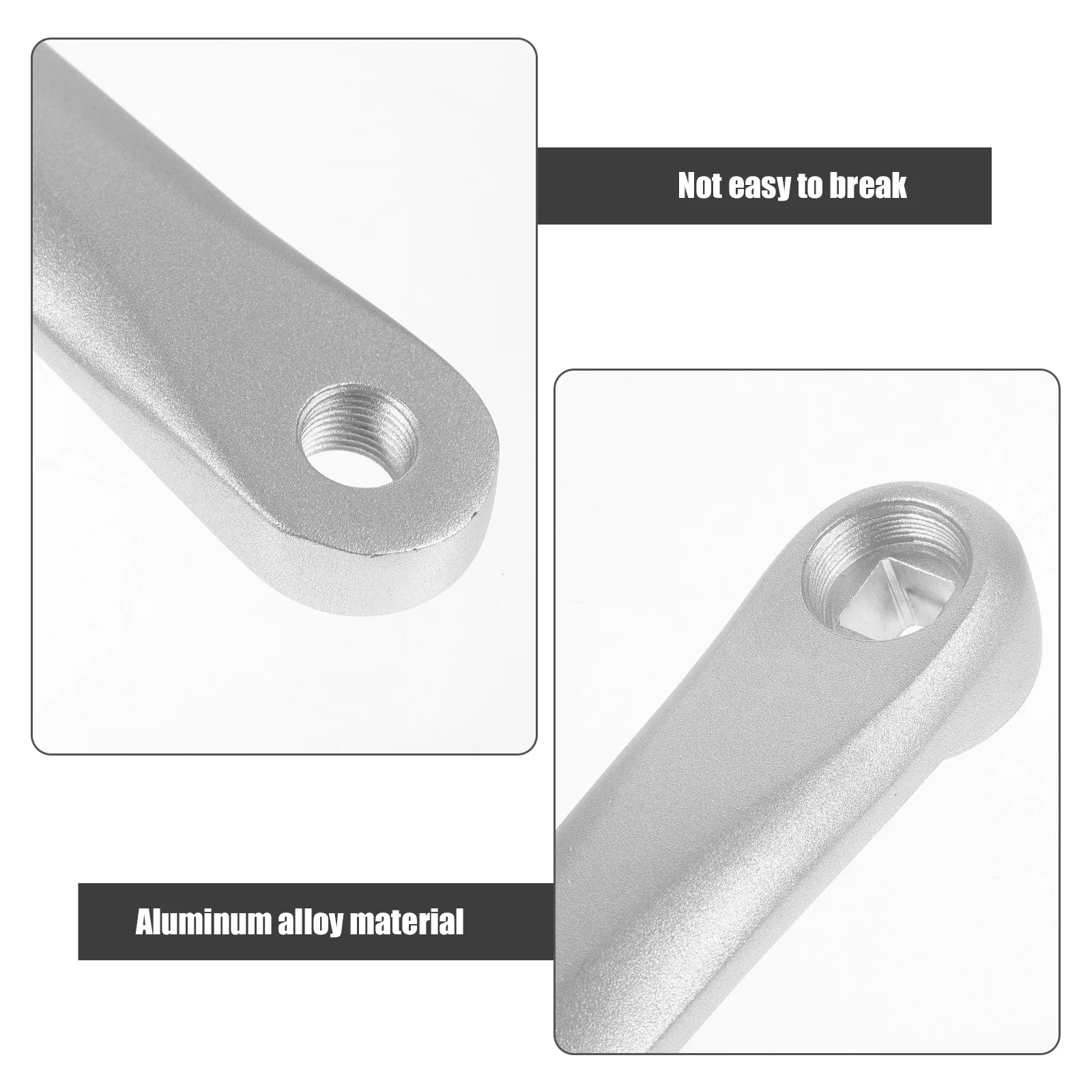 Aluminum Alloy Bike Crank Arm Durable Sturdy Crank Replacement for Mountain Folding Fixed Gear Bikes Bike Repair Tool
Aluminum Alloy Bike Crank Arm Durable Sturdy Crank Replacement for Mountain Folding Fixed Gear Bikes Bike Repair Tool