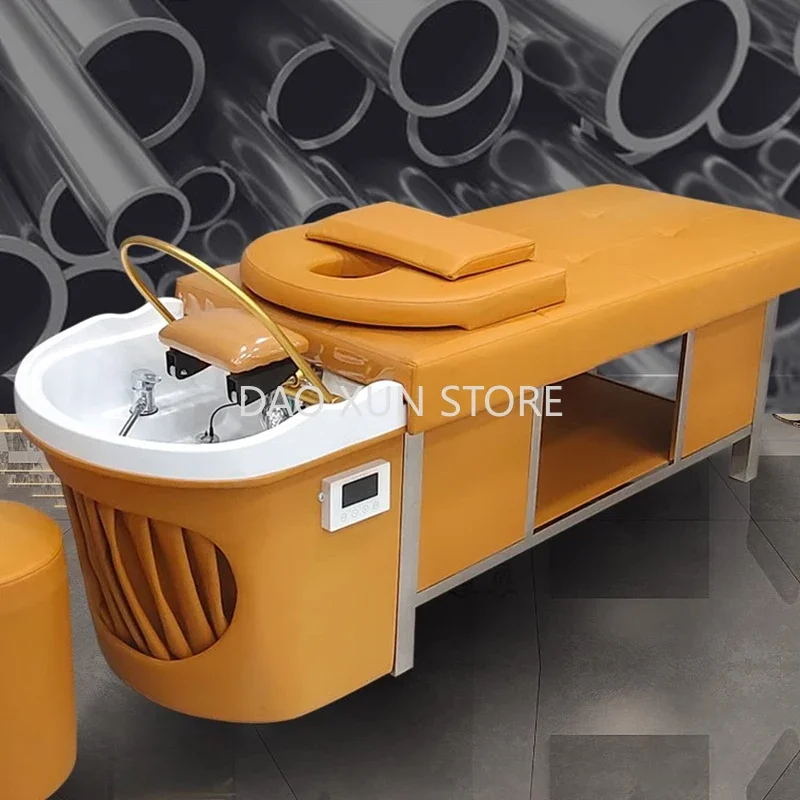 Thai Spa Hair Washing Bed Minimalistic Steam Massage Hairdressing Shower Chair Makeup Cama De Champu Salon Equipment
Thai Spa Hair Washing Bed Minimalistic Steam Massage Hairdressing Shower Chair Makeup Cama De Champu Salon Equipment