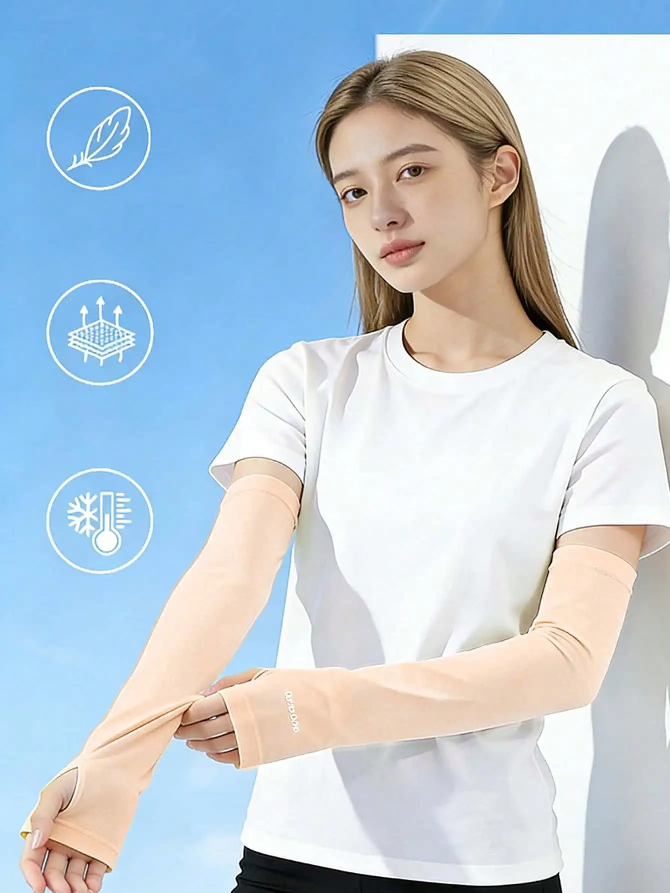 Ice Silk Cooling Arm Sleeves, Outdoor Sun Protection Sleeves, Ice Silk Material, Breathable Quick-Dry, UPF50+ Effective Sun Protection, Suitable For Driving, Cycling, Sports, Outdoor Work, Cooling Sun Protection, Comfortable Fit, Multi-Scenario Applicable
Ice Silk Cooling Arm Sleeves, Outdoor Sun Protection Sleeves, Ice Silk Material, Breathable Quick-Dry, UPF50+ Effective Sun Protection, Suitable For Driving, Cycling, Sports, Outdoor Work, Cooling Sun Protection, Comfortable Fit, Multi-Scenario Applicable