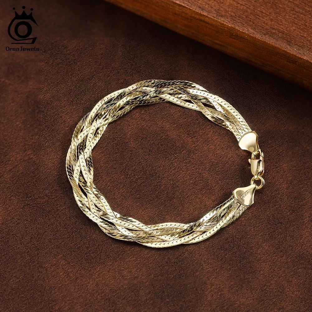 ORSA JEWELS S925 Серебряный браслет-цепочка 7 мм с плетением «ёлочка», толстая цепочка в стиле хип-хоп для женщин, модный браслет-украшение SB220
ORSA JEWELS S925 Серебряный браслет-цепочка 7 мм с плетением «ёлочка», толстая цепочка в стиле хип-хоп для женщин, модный браслет-украшение SB220