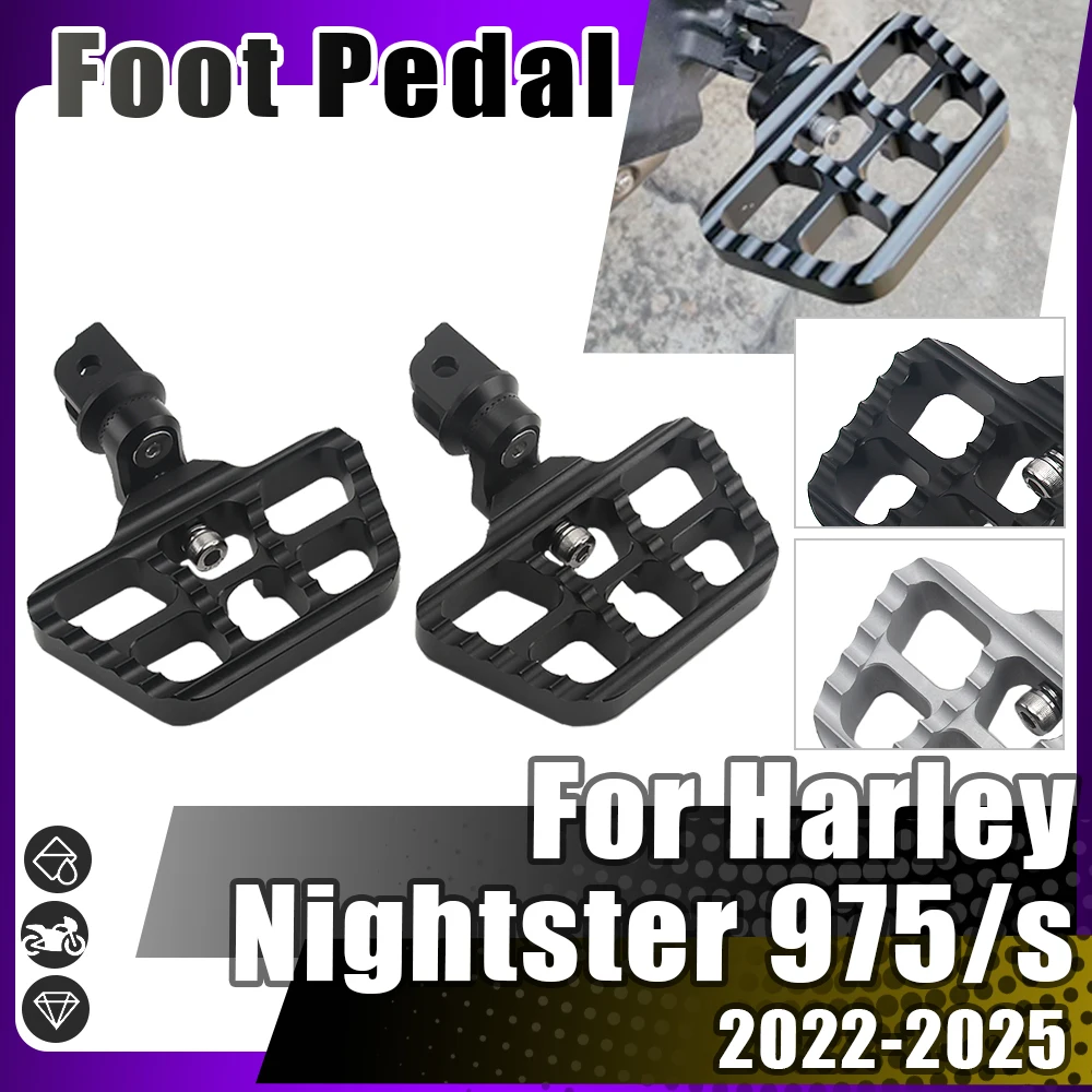 Motorcycle Wide Foot Pegs Rests Pedals 1 Pair Front Footpegs For Harley Nightster 975 975S 2025 2022 2023 Adjustable Footrests
Motorcycle Wide Foot Pegs Rests Pedals 1 Pair Front Footpegs For Harley Nightster 975 975S 2025 2022 2023 Adjustable Footrests