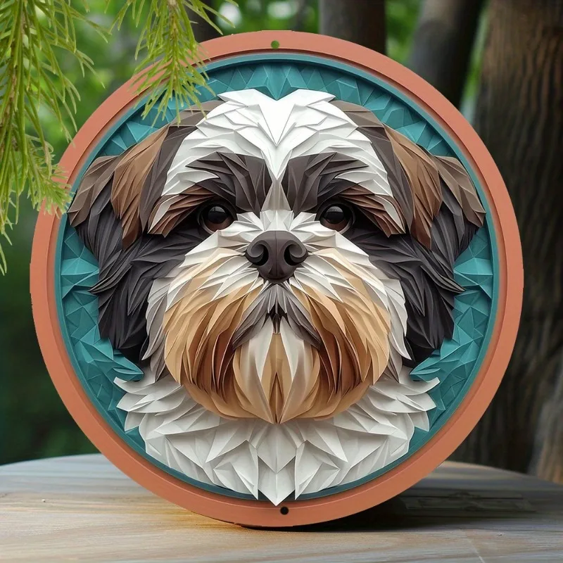 Shih Tzu-Themed 8x8" Aluminum Sign - Spring Faux Origami Design, Round Wreath Decor for Windows & Dorms, Perfect Father's Gift
Shih Tzu-Themed 8x8" Aluminum Sign - Spring Faux Origami Design, Round Wreath Decor for Windows & Dorms, Perfect Father's Gift