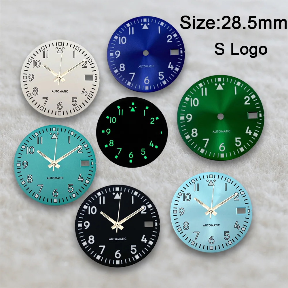 High-Quality S Logo 28.5mm Retro Digital Dial Suitable For NH35 NH36 Movement Green Luminous Watch Accessories Repair Tool
High-Quality S Logo 28.5mm Retro Digital Dial Suitable For NH35 NH36 Movement Green Luminous Watch Accessories Repair Tool
