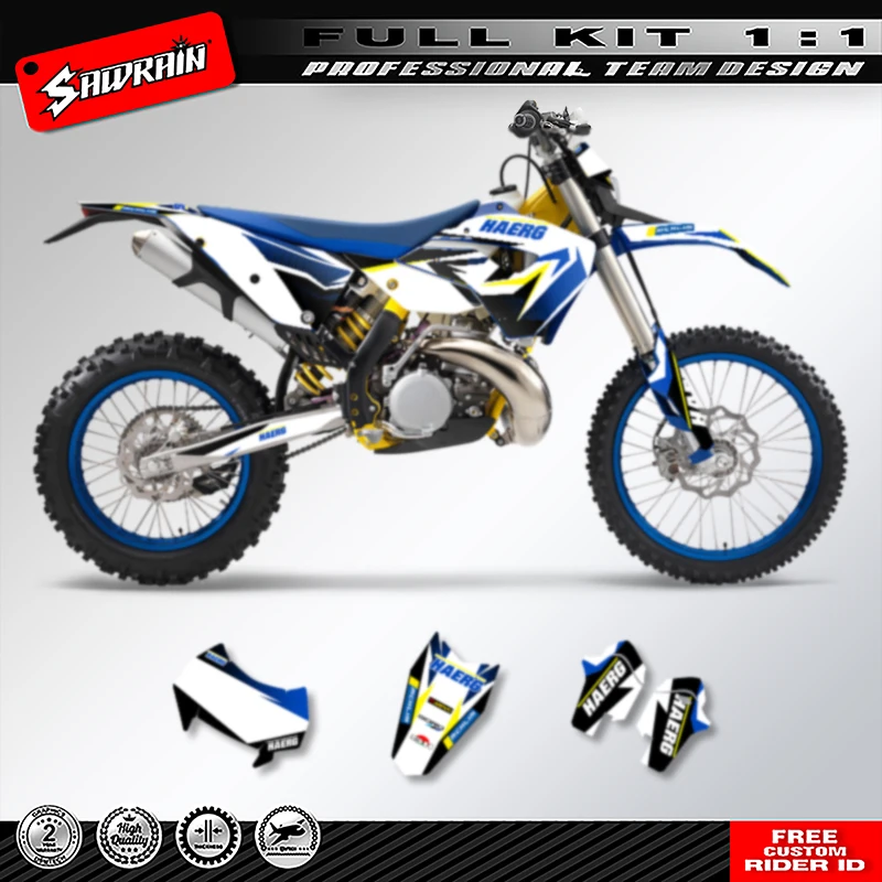 Sawrain для Husaberg TE 2011 2012, комплект графических наклеек для мотоцикла, номер, имя, фоны на заказ
Sawrain для Husaberg TE 2011 2012, комплект графических наклеек для мотоцикла, номер, имя, фоны на заказ