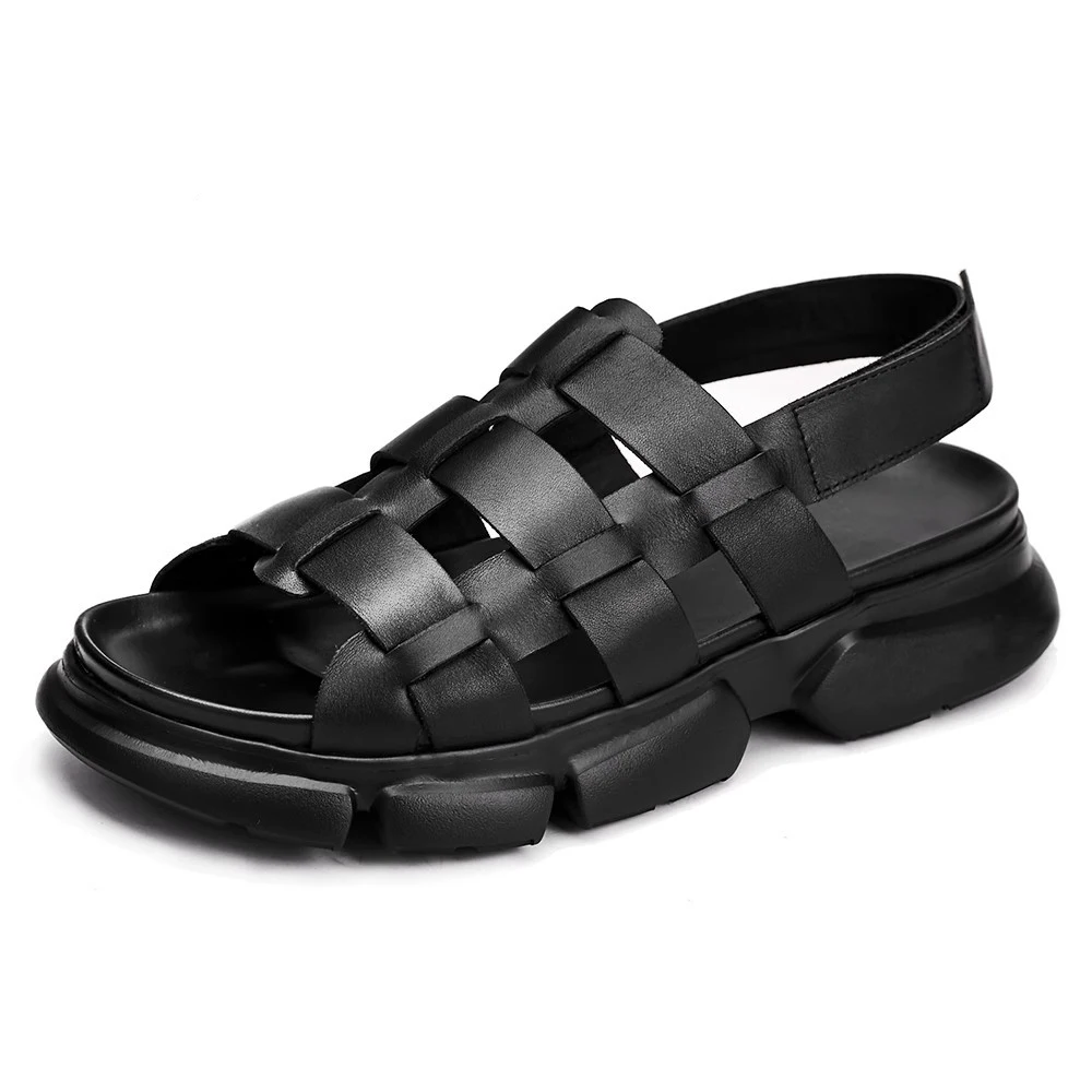 Designer Sandals Men Sandals Leather Spring Summer High Quality Genuine Leather British Retro Men's Sandal Slippers Man Shoes
Designer Sandals Men Sandals Leather Spring Summer High Quality Genuine Leather British Retro Men's Sandal Slippers Man Shoes