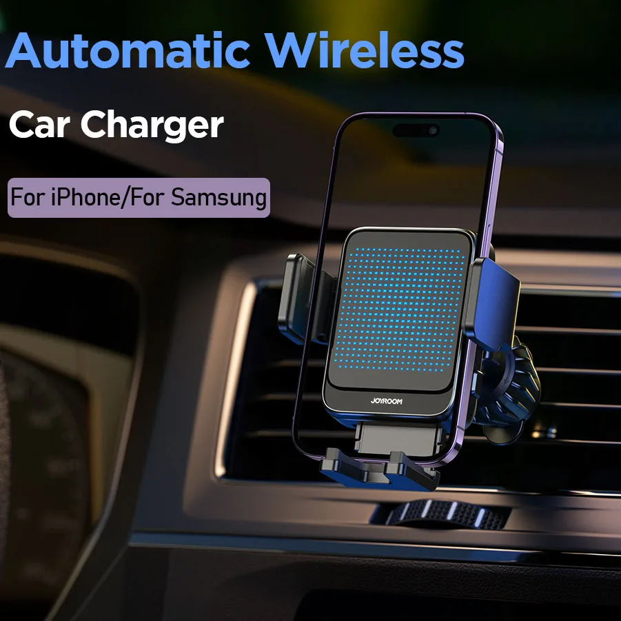 Joyroom 15W Automatic Car Phone Holder Wireless Charger For iPhone 14 13 12 Pro Max Samsung Z Flip Mobile Phone Car Mount
Joyroom 15W Automatic Car Phone Holder Wireless Charger For iPhone 14 13 12 Pro Max Samsung Z Flip Mobile Phone Car Mount