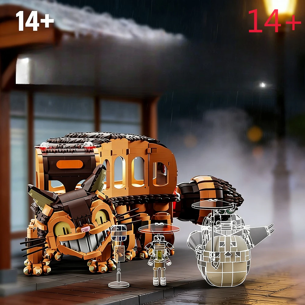 Коллекционный конструктор Cat Bus 2026: Японская аниме-модель, креативный подарок для фанатов аниме Хаяо Миядзаки, 4743 детали
Коллекционный конструктор Cat Bus 2026: Японская аниме-модель, креативный подарок для фанатов аниме Хаяо Миядзаки, 4743 детали