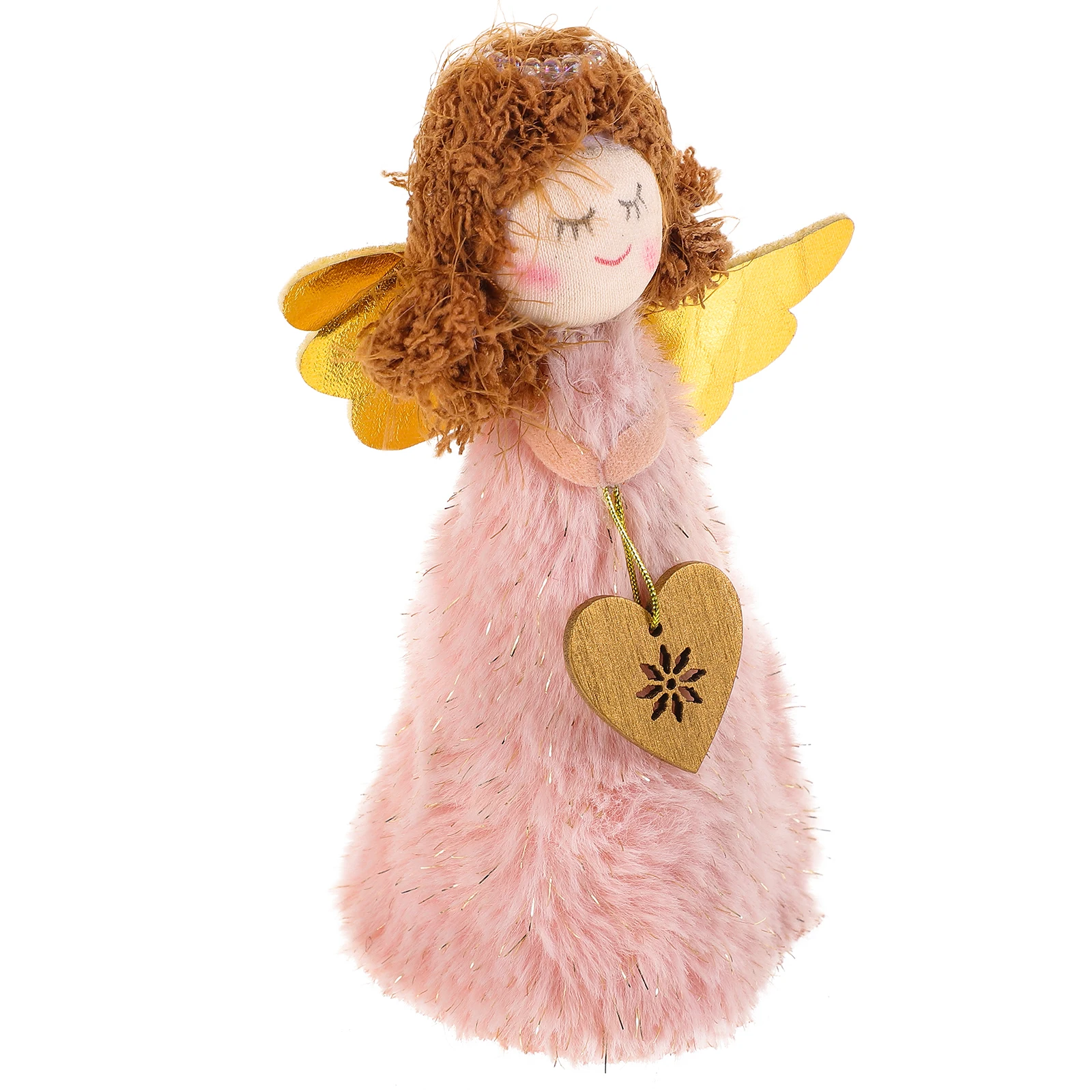 Christmas Angel Pink Heart Small Size R Xmas Tree Topper Festival Supplies Home nament Statue Christmas
Christmas Angel Pink Heart Small Size R Xmas Tree Topper Festival Supplies Home nament Statue Christmas
