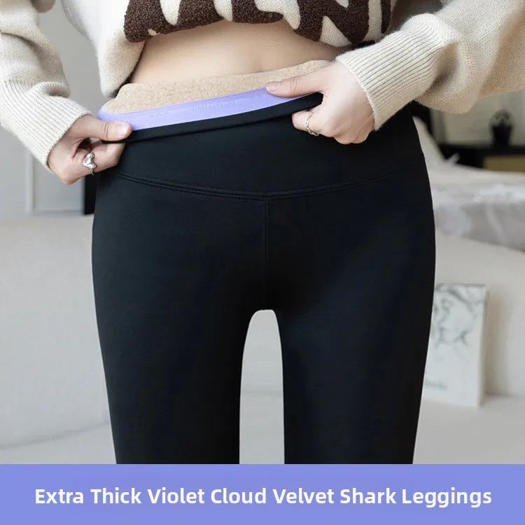 Autumn Winter New Cloud Velvet Fleece Lined Shark Pants Women Casual High Waist Tummy Control Butt Lifting Yoga Pants
Autumn Winter New Cloud Velvet Fleece Lined Shark Pants Women Casual High Waist Tummy Control Butt Lifting Yoga Pants