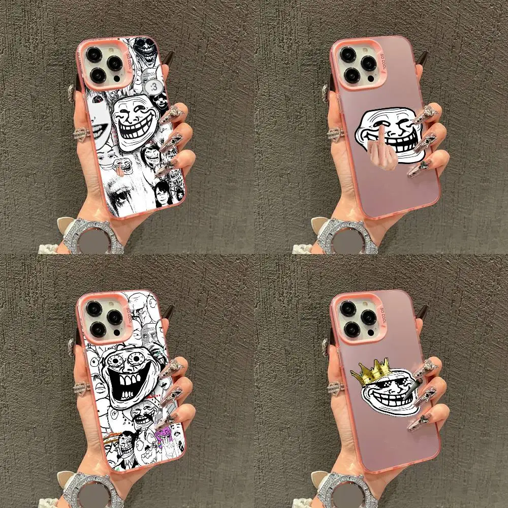 T-Trollface T-Troll Meme Face Phone Case For iPhone 16,15,14,13,12,11,Mini,Pro,E,SE4,XS,MAX Pink IMD Box
T-Trollface T-Troll Meme Face Phone Case For iPhone 16,15,14,13,12,11,Mini,Pro,E,SE4,XS,MAX Pink IMD Box