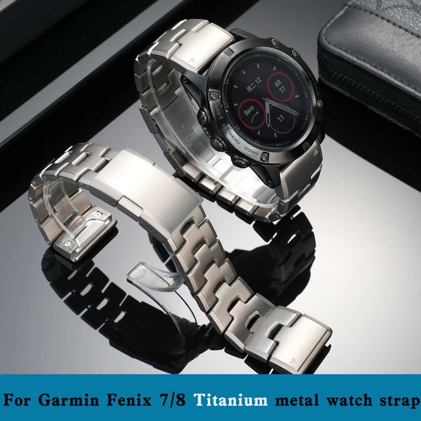 Легкий водонепроницаемый ремешок из титанового сплава для Garmin Fenix 5/6/7/8 7x 7xpro fenix 8, металлический браслет, быстросъемная цепочка 22 26 мм
Легкий водонепроницаемый ремешок из титанового сплава для Garmin Fenix 5/6/7/8 7x 7xpro fenix 8, металлический браслет, быстросъемная цепочка 22 26 мм