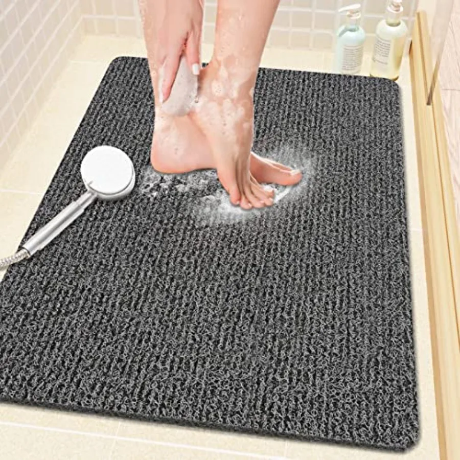 Shower Mat Bathtub Mat Non-Slip, 24x16 inch, Soft Tub Mat with Drain, PVC Loofah Bath Mat Phthalate Free for Tub and Bathroom,
Shower Mat Bathtub Mat Non-Slip, 24x16 inch, Soft Tub Mat with Drain, PVC Loofah Bath Mat Phthalate Free for Tub and Bathroom,