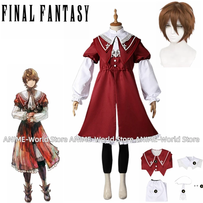 《Custom Size》Game Final Fantasy XVI FF16 Cosplay Joshua Rosfield Cosplay Costume Wig Game Suit Elegant Dress Uniform Halloween
《Custom Size》Game Final Fantasy XVI FF16 Cosplay Joshua Rosfield Cosplay Costume Wig Game Suit Elegant Dress Uniform Halloween