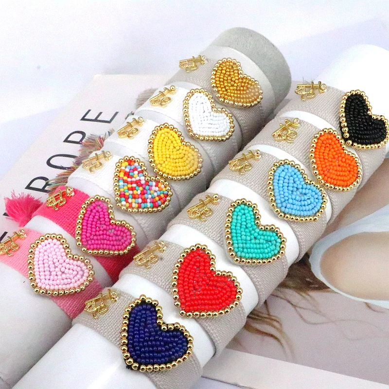 5Pcs New Arrival Miyuki Seed Adjustable Bracelets Romantic Heart Bracelet Woven Tassel Rope Fashion Jewelry For Women
5Pcs New Arrival Miyuki Seed Adjustable Bracelets Romantic Heart Bracelet Woven Tassel Rope Fashion Jewelry For Women