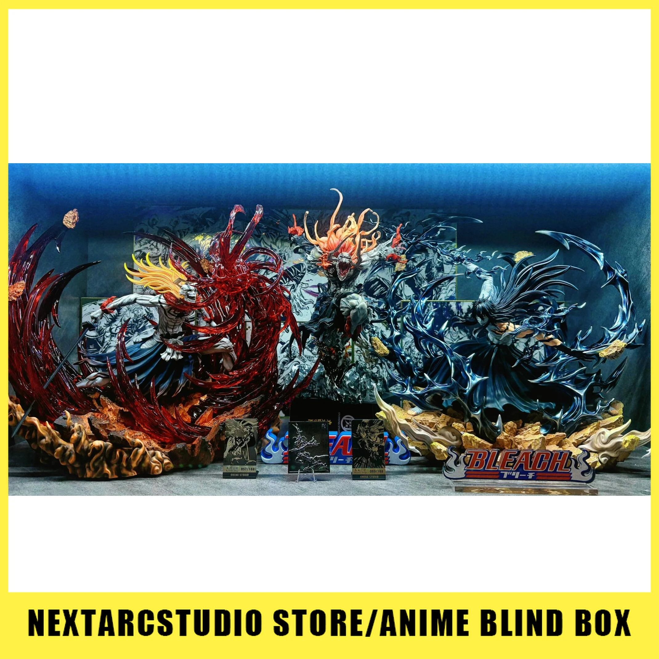 Слепая коробка с фигуркой Bleach — подлинные коллекционные предметы, ограниченный выпуск, получите свои любимые персонажи, подарки и сюрпризы в стиле аниме! 
Слепая коробка с фигуркой Bleach — подлинные коллекционные предметы, ограниченный выпуск, получите свои любимые персонажи, подарки и сюрпризы в стиле аниме!