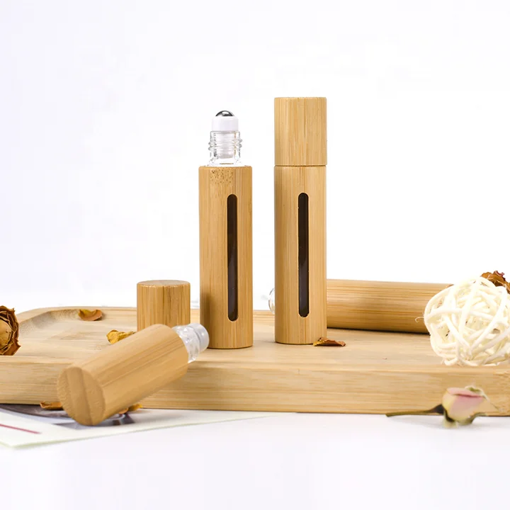 Bamboo Roll On Ball Bottle With Window Essential Oils Sub-bottling Perfume Roller Bottles Bamboo Cosmetic Empty for EssentialOil
Bamboo Roll On Ball Bottle With Window Essential Oils Sub-bottling Perfume Roller Bottles Bamboo Cosmetic Empty for EssentialOil