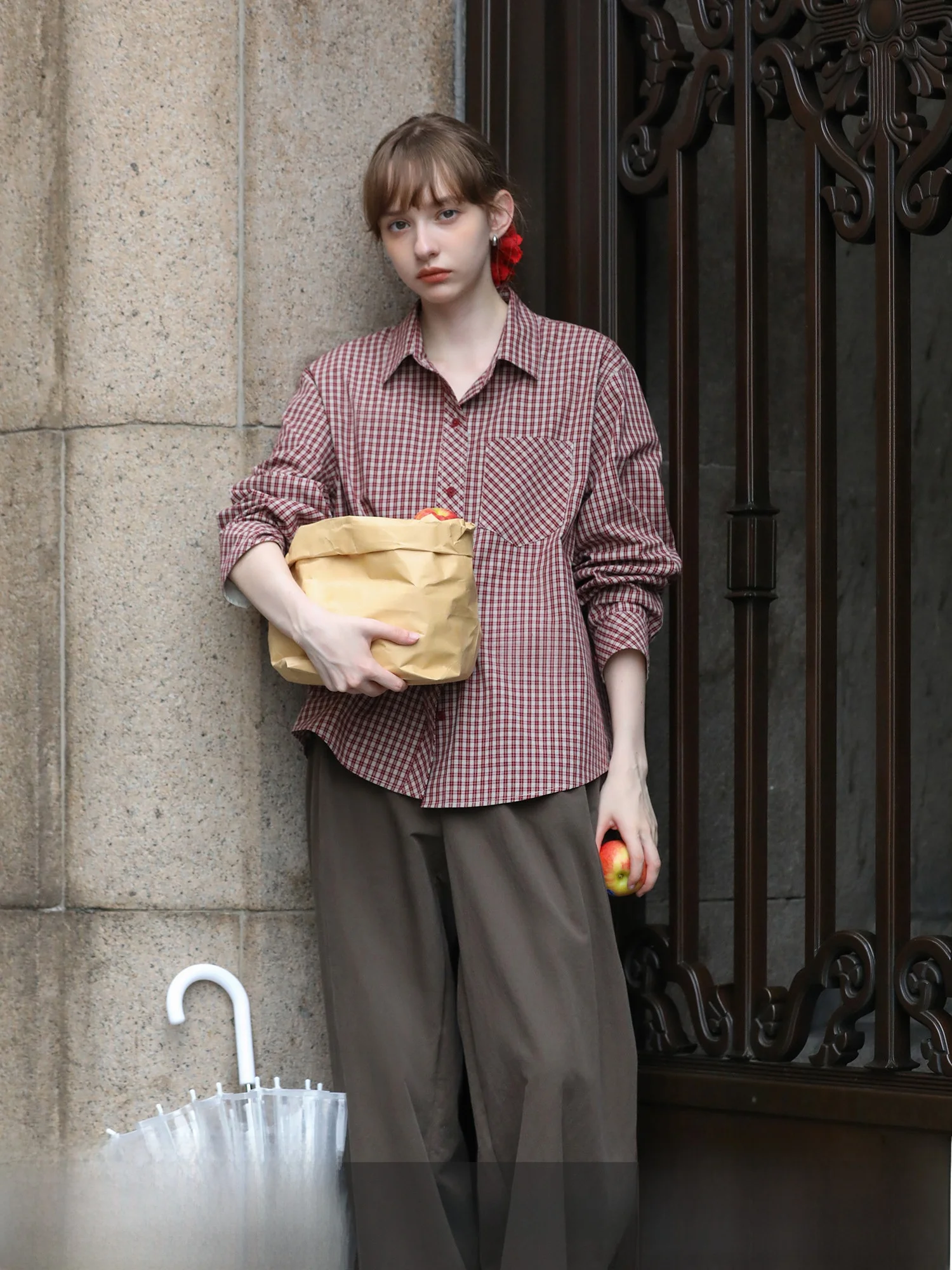 MELLIIY Retro Cheered irt Women's Casual Long Sve Simple Match Commute Sle Cotton ket Design Autumn New Arrival
MELLIIY Retro Cheered irt Women's Casual Long Sve Simple Match Commute Sle Cotton ket Design Autumn New Arrival