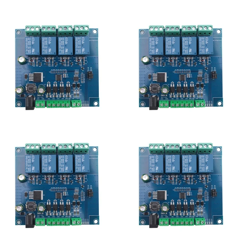 2025 New-4X Modbus Rtu 4-канальный релейный модуль Вход 485 Ttl Uart Связь 4-канальный вход Релейный модуль 7-24 В
2025 New-4X Modbus Rtu 4-канальный релейный модуль Вход 485 Ttl Uart Связь 4-канальный вход Релейный модуль 7-24 В