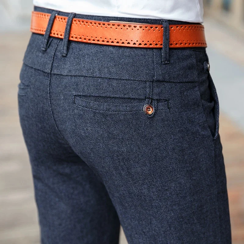 New 2024 Classic Style Men's Casual Pants Business Fashion Black Blue Elastic Regular Fit Brand Trousers High Quality Clothes
New 2024 Classic Style Men's Casual Pants Business Fashion Black Blue Elastic Regular Fit Brand Trousers High Quality Clothes