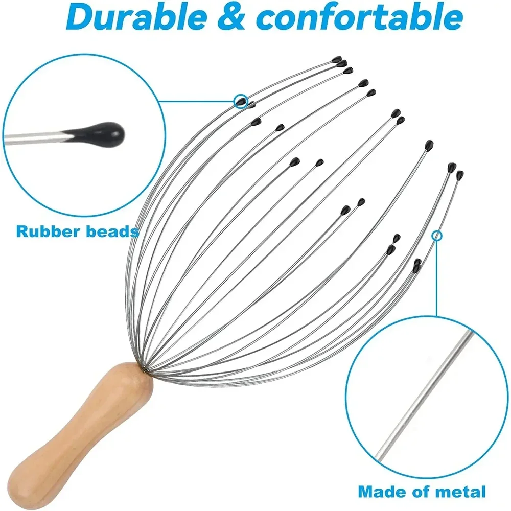 Head Scratching Massage Claws Octopus Head Massager Scalp Scratcher Massage Claw Small Artifact Soul Extraction Extractor Tools
Head Scratching Massage Claws Octopus Head Massager Scalp Scratcher Massage Claw Small Artifact Soul Extraction Extractor Tools