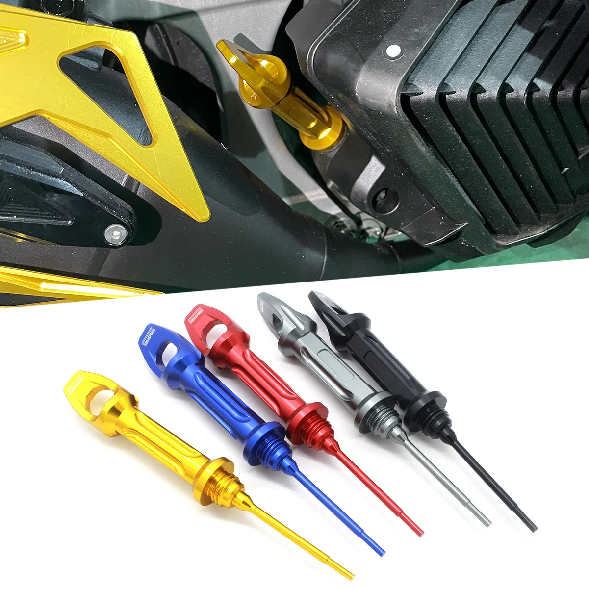 For Honda ADV160/ADV150 PCX 125 160 NMAX 125 155 150 Engine Oil Dipstick with Oil Filler Cap Tank Level Gauge and Filter Cover
For Honda ADV160/ADV150 PCX 125 160 NMAX 125 155 150 Engine Oil Dipstick with Oil Filler Cap Tank Level Gauge and Filter Cover