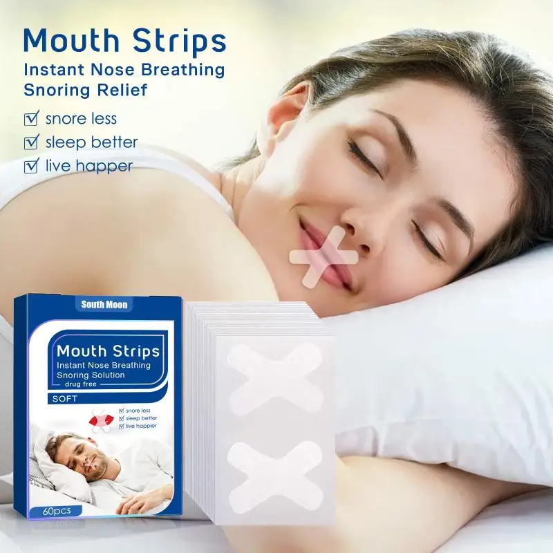60Pcs Anti-Snoring Mouth Sticker Adult Night Sleep Lip Nose Breathing Improving Patch Mouth Correction Orthosis Tape
60Pcs Anti-Snoring Mouth Sticker Adult Night Sleep Lip Nose Breathing Improving Patch Mouth Correction Orthosis Tape