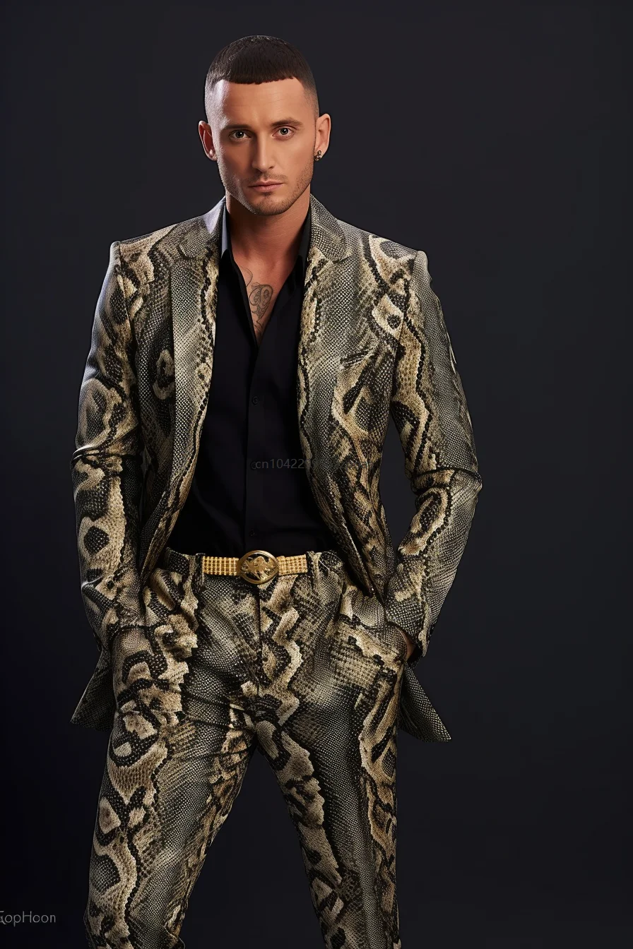 Men Fashion Slim Casual Business Bright Gold And Silver Two Piece Suit Wedding Party Stage Performance Costumes 2026
Men Fashion Slim Casual Business Bright Gold And Silver Two Piece Suit Wedding Party Stage Performance Costumes 2026