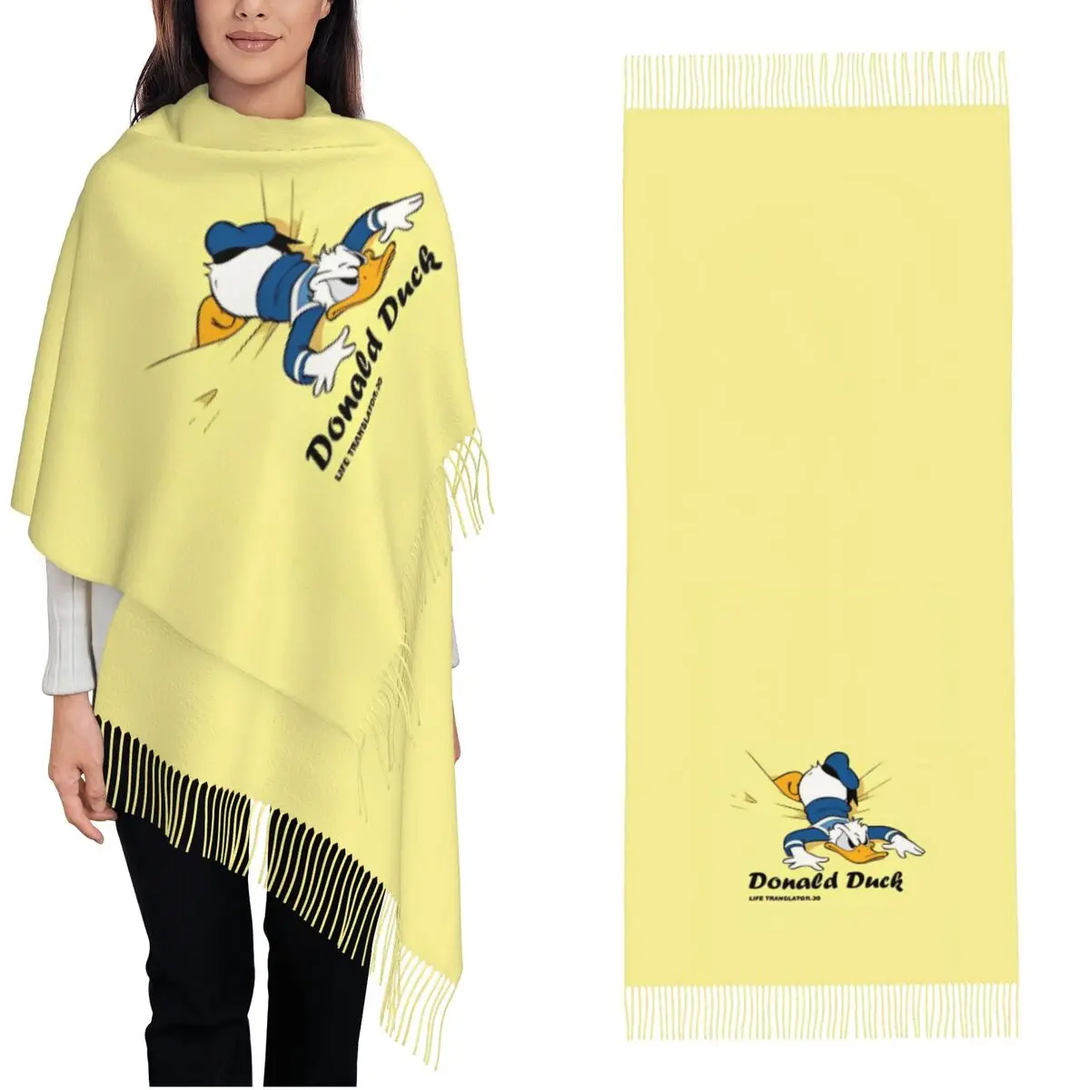 Женский шарф Donald Duck Fit Of Anger, осенне-зимняя кашемировая шаль, длинный шарф-шаль, повседневная одежда
Женский шарф Donald Duck Fit Of Anger, осенне-зимняя кашемировая шаль, длинный шарф-шаль, повседневная одежда