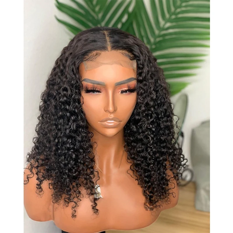 Long Black 180% Density 26 Inches Medium Kinky Curly Hair Lace Front Wig with Baby Hair Synthetic Hair For Women Daily Glueless
Long Black 180% Density 26 Inches Medium Kinky Curly Hair Lace Front Wig with Baby Hair Synthetic Hair For Women Daily Glueless