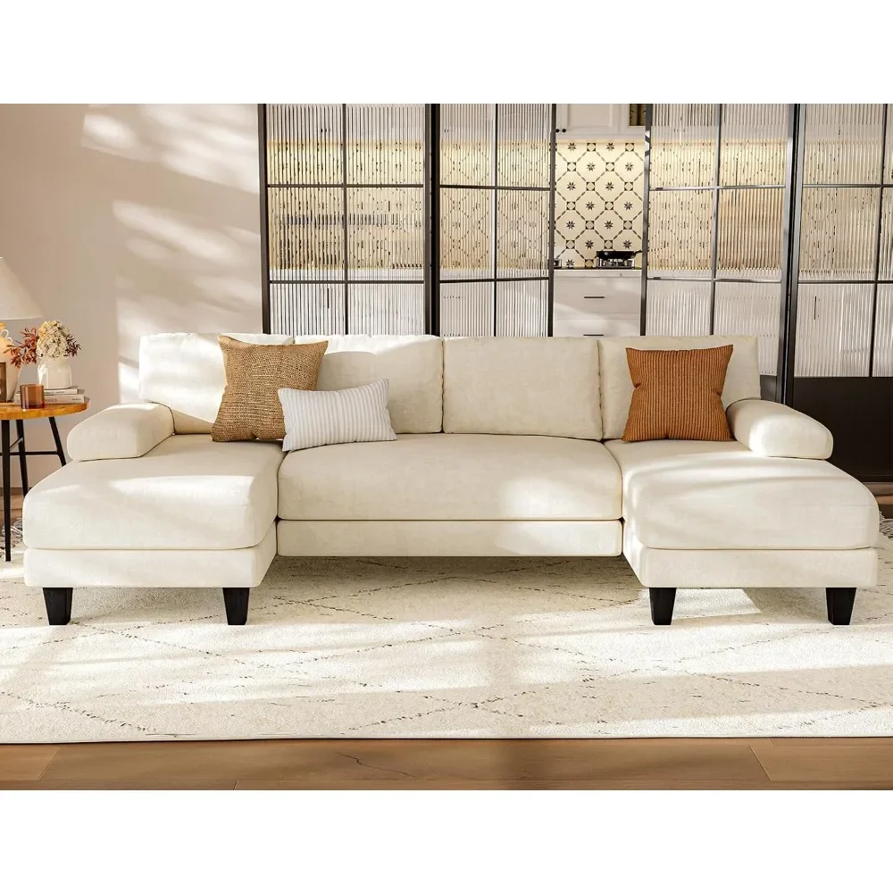 U Shaped Sectional Couches for Living Room, 111 Inch Modular Sofa with Double Chaise, Large Lounge Couch for Apartment
U Shaped Sectional Couches for Living Room, 111 Inch Modular Sofa with Double Chaise, Large Lounge Couch for Apartment