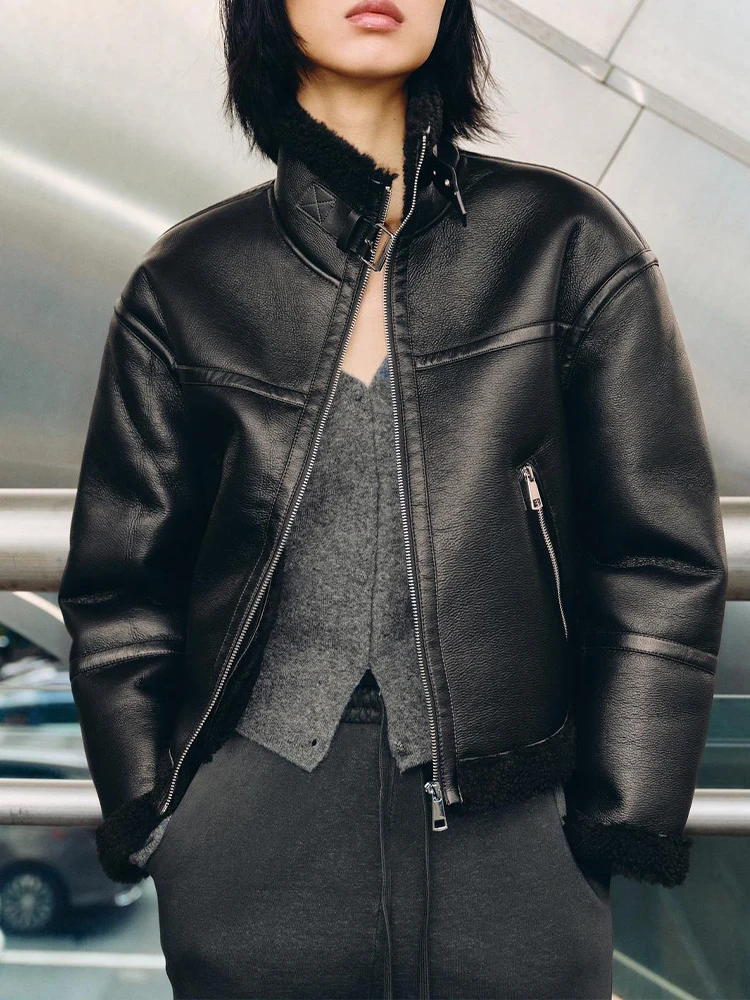 European style new women's fashionable and versatile elegant casual solid color double-sided fleece jacket
European style new women's fashionable and versatile elegant casual solid color double-sided fleece jacket