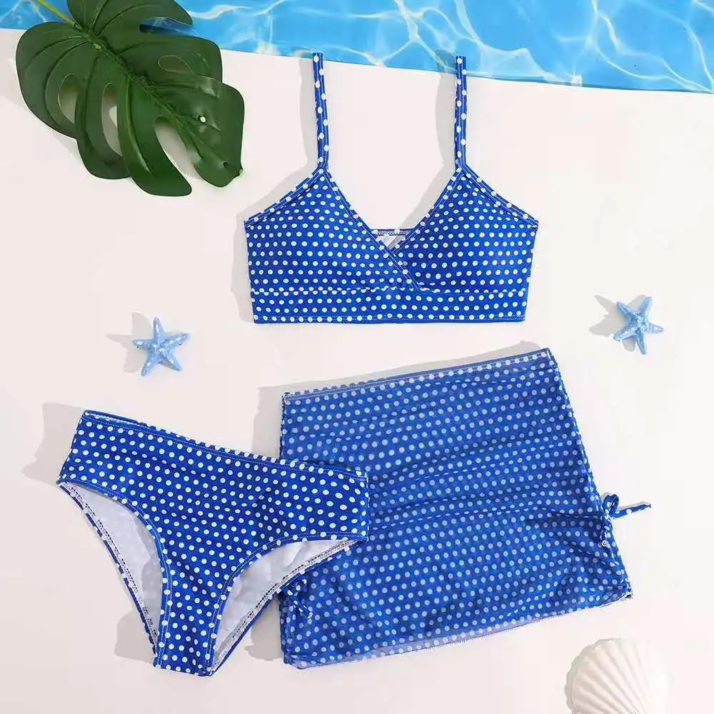 Girls 3pack Polka Dot Print High Waist Bikini Beach Skirt Kids Swimsuit 7-12 Years Children's Swimwear Teenages Bathing Suit
Girls 3pack Polka Dot Print High Waist Bikini Beach Skirt Kids Swimsuit 7-12 Years Children's Swimwear Teenages Bathing Suit