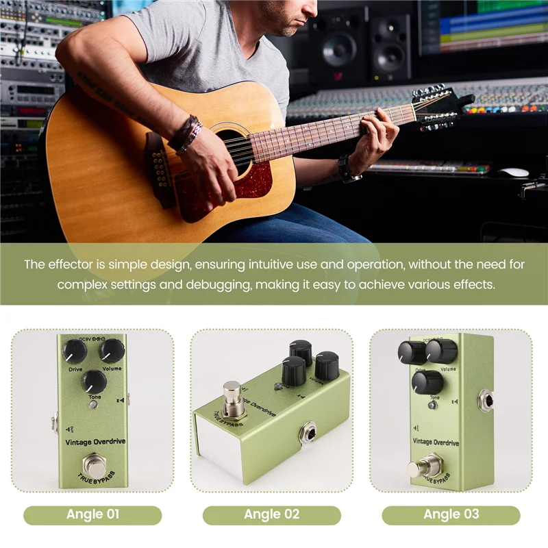 AA75-Mini Electric Guitar Effect Pedal Electric Guitar Pedal Vintage Overdrive For Electric Guitar
AA75-Mini Electric Guitar Effect Pedal Electric Guitar Pedal Vintage Overdrive For Electric Guitar