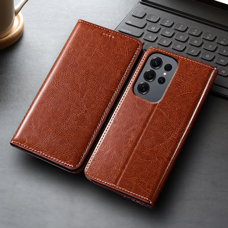 Crazy Horse Genuine Leather Flip Case For Samsung Galaxy S21 S22 S23 S24 S25 FE Plus Ultra Phone Cover Card Cases scratch proof
Crazy Horse Genuine Leather Flip Case For Samsung Galaxy S21 S22 S23 S24 S25 FE Plus Ultra Phone Cover Card Cases scratch proof