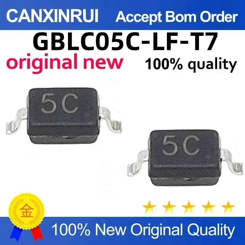 (5-100 pieces) New GBLC05C-LF-T7 SOD-323 silk screen 5C bidirectional ESD protection diode chip IC
(5-100 pieces) New GBLC05C-LF-T7 SOD-323 silk screen 5C bidirectional ESD protection diode chip IC