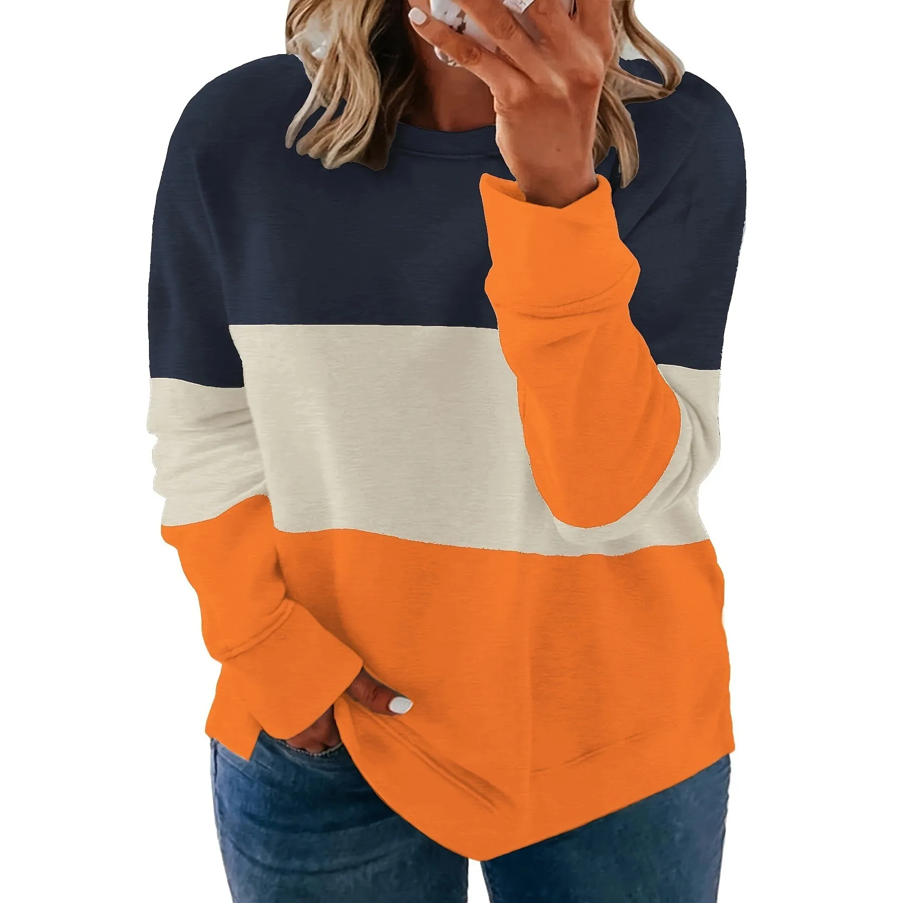 Color Block Printed T-Shirt Women's Sweatshirt Comfortable Stretchy Spring Summer Fashion Animal Pattern Crew Neck Top
Color Block Printed T-Shirt Women's Sweatshirt Comfortable Stretchy Spring Summer Fashion Animal Pattern Crew Neck Top