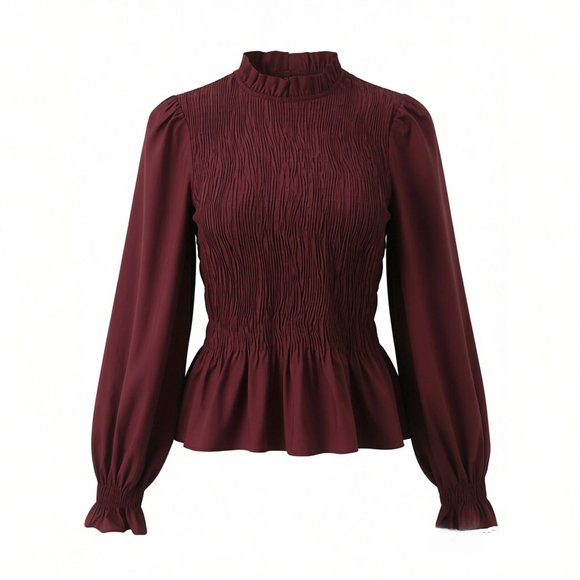 Withered Blouses Women's Clothes Shirts Tops Spring New European And American Style Fashionable Casual Honeycomb Plaid Shirt
Withered Blouses Women's Clothes Shirts Tops Spring New European And American Style Fashionable Casual Honeycomb Plaid Shirt