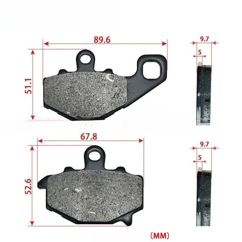 Suitable for Kawasaki ZX-6R 636 07-12 Spring Breeze CF 400-A 2013 Copper Based Rear Brake Pads
Suitable for Kawasaki ZX-6R 636 07-12 Spring Breeze CF 400-A 2013 Copper Based Rear Brake Pads