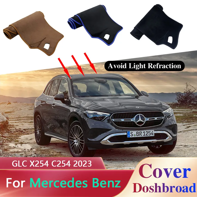 Dashboard Cover Mat Carpet for Mercedes Benz GLC X254 C254 400e 2023~2025 Car Anti-sun Dashmat Pad Sunshade Cushion Accessories
Dashboard Cover Mat Carpet for Mercedes Benz GLC X254 C254 400e 2023~2025 Car Anti-sun Dashmat Pad Sunshade Cushion Accessories