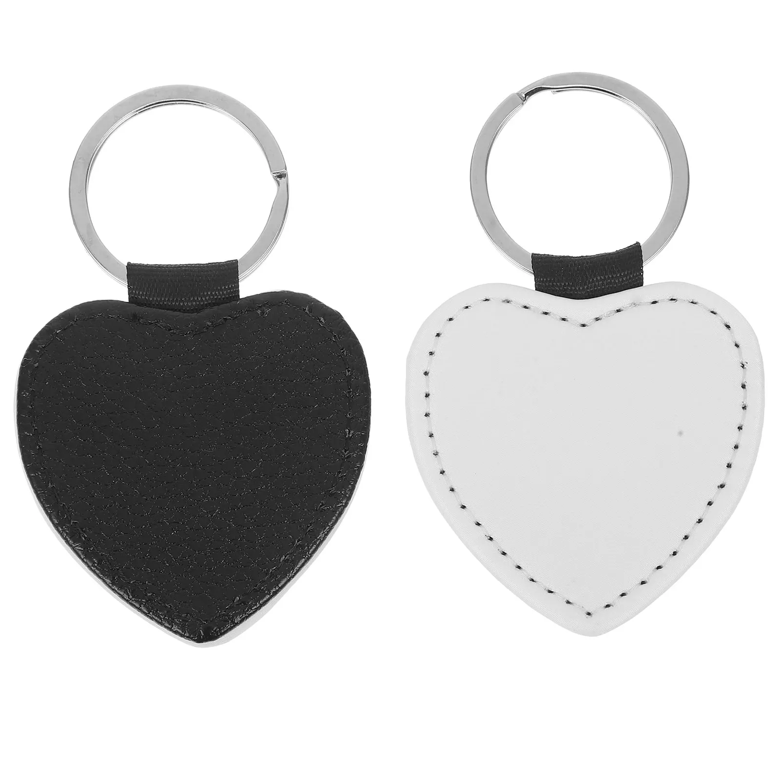 2Pcs Lychee Pattern Keychains Black Heart Shaped Sublimation Charms DIY Blank PU Craft Accessories Matching Ornaments
2Pcs Lychee Pattern Keychains Black Heart Shaped Sublimation Charms DIY Blank PU Craft Accessories Matching Ornaments