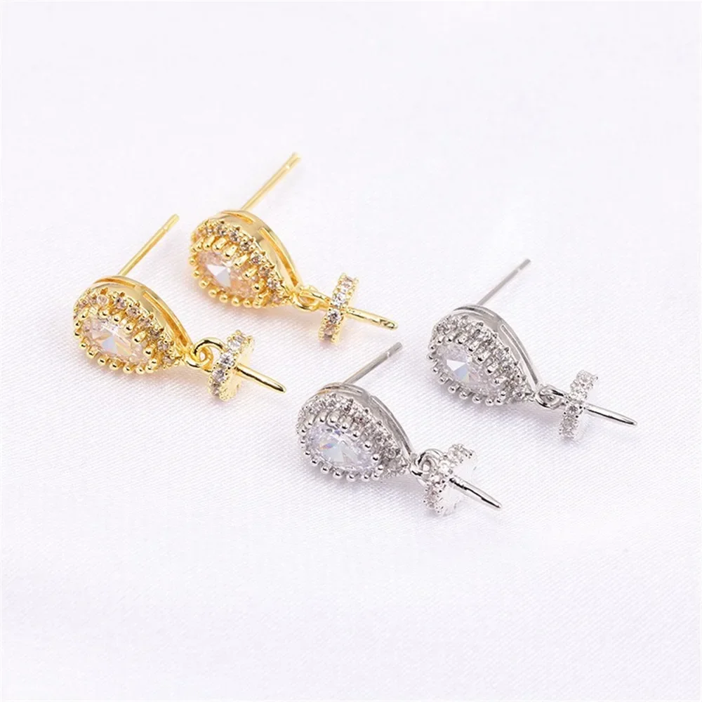 Gold Plated Pearl Earring Settings, DIY Jewelry Making Supplies, Blank Ear Stud Bases for Handmade Accessories, 1pair No Pearl
Gold Plated Pearl Earring Settings, DIY Jewelry Making Supplies, Blank Ear Stud Bases for Handmade Accessories, 1pair No Pearl