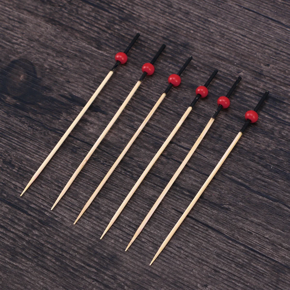 100 Pcs Drink Shakers Cocktail Picks Mini Lid Red Wooden Fruit Sticks Toothpicks
100 Pcs Drink Shakers Cocktail Picks Mini Lid Red Wooden Fruit Sticks Toothpicks